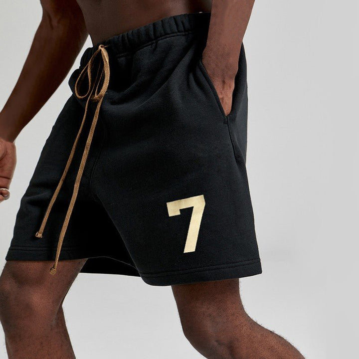 Sports Gym Shorts Digital Drawstring - Muhaab