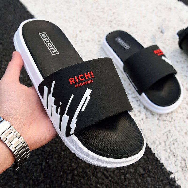 Sports Slippers Thick-soled Beach Non-slip Sandals And Slippers - Muhaab