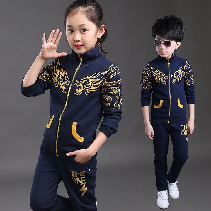 Sports suit children boy suit children clothes sweat shirt jacket - Muhaab