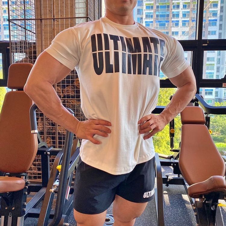 Sports Training Gym Stretch Crew Top - Muhaab