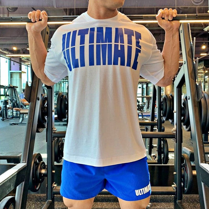 Sports Training Gym Stretch Crew Top - Muhaab