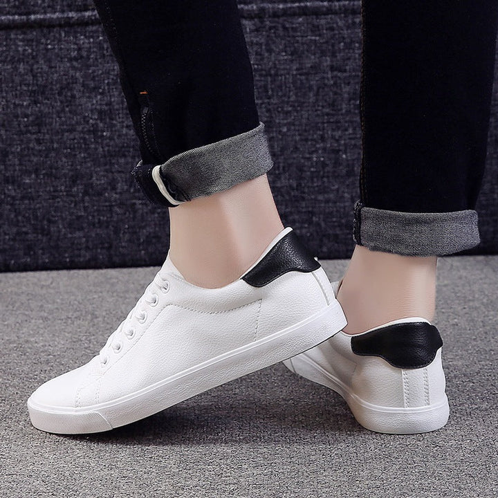 Spring Shoes Men Sneakers Casual Soft Leather Men Shoes Brand Fashion Male White Shoes KA1188 - Muhaab