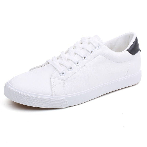 Spring Shoes Men Sneakers Casual Soft Leather Men Shoes Brand Fashion Male White Shoes KA1188 - Muhaab