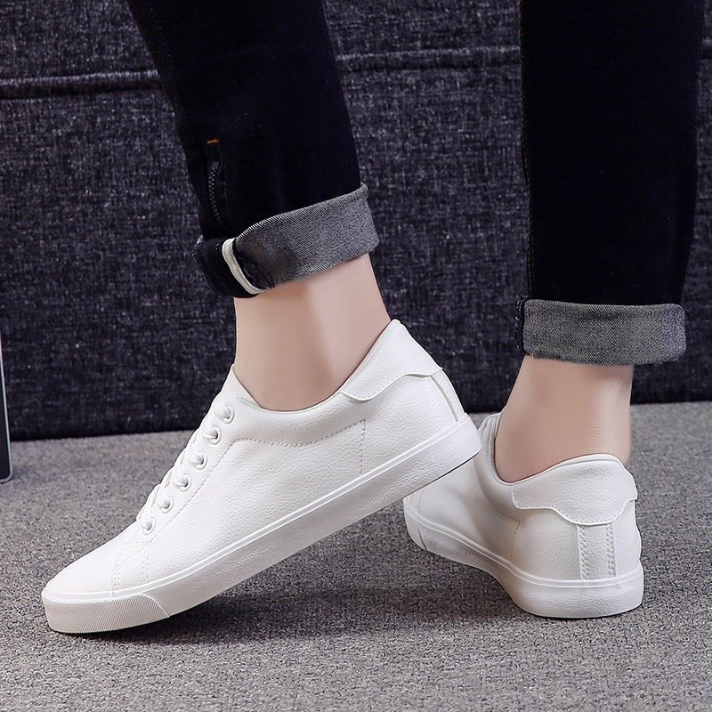 Spring Shoes Men Sneakers Casual Soft Leather Men Shoes Brand Fashion Male White Shoes KA1188 - Muhaab