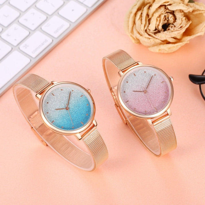 Starry Quartz Mesh Watch - Muhaab