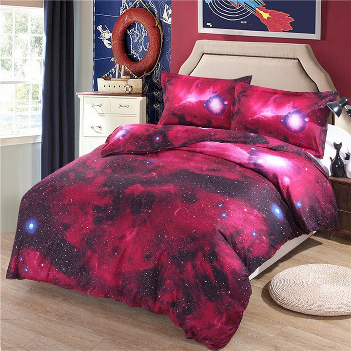 Starry sky print four-piece bedding - Muhaab