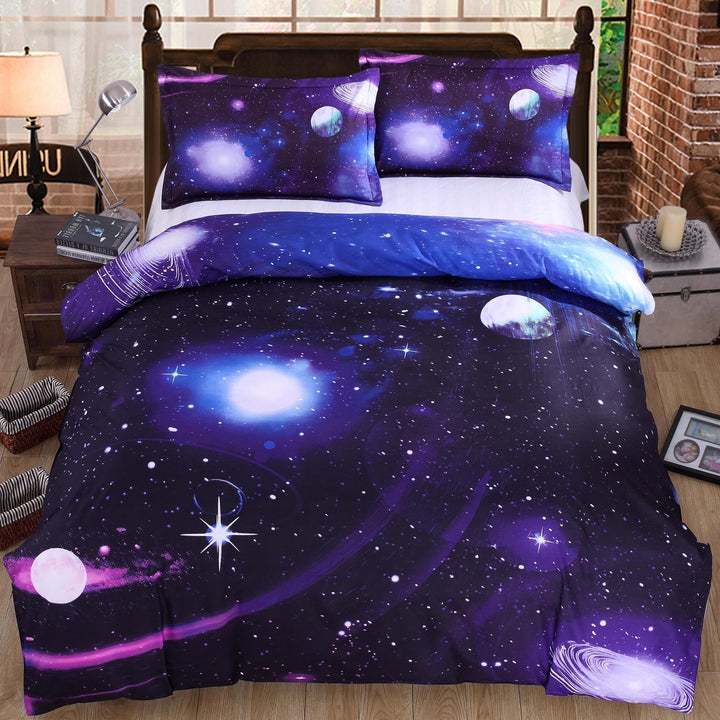 Starry sky print four-piece bedding - Muhaab