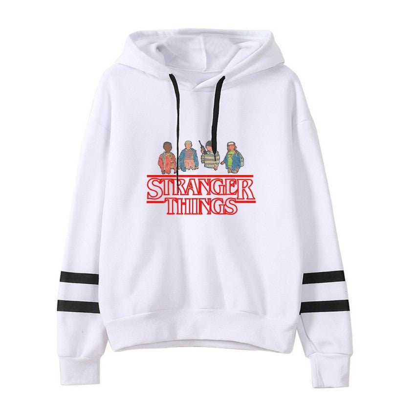 Stranger Things Striped Hoodies - Muhaab