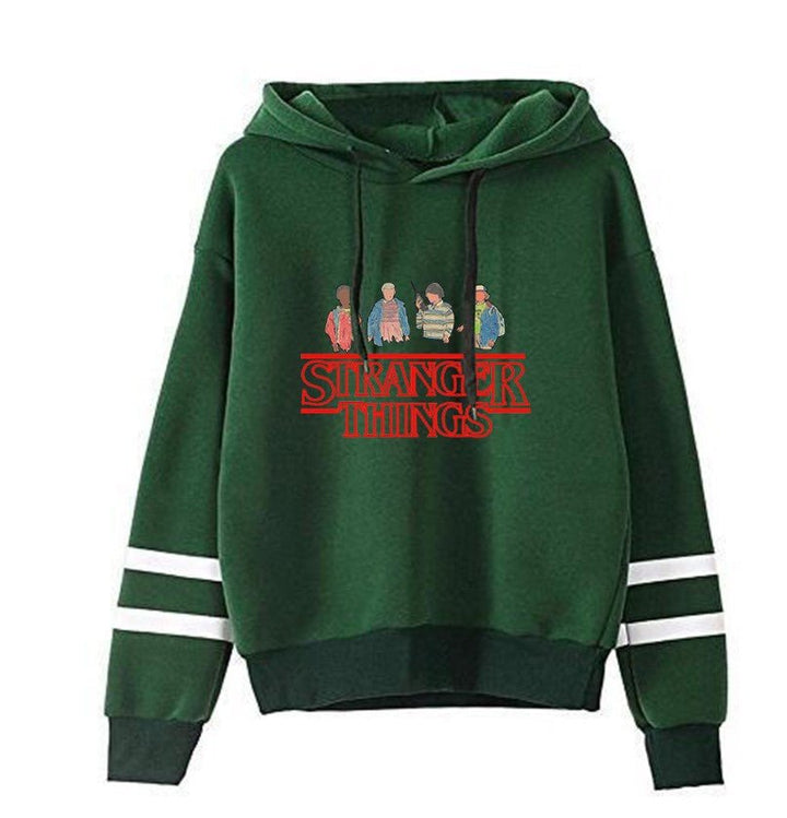 Stranger Things Striped Hoodies - Muhaab