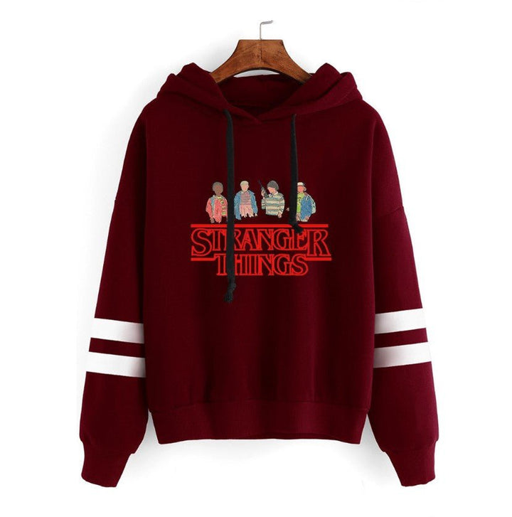 Stranger Things Striped Hoodies - Muhaab