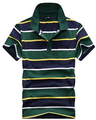 Stripe Men Polo Shirt - Muhaab