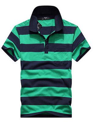 Stripe Men Polo Shirt - Muhaab