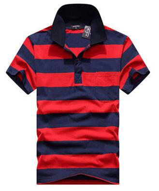 Stripe Men Polo Shirt - Muhaab