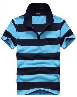 Stripe Men Polo Shirt - Muhaab