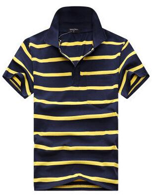 Stripe Men Polo Shirt - Muhaab