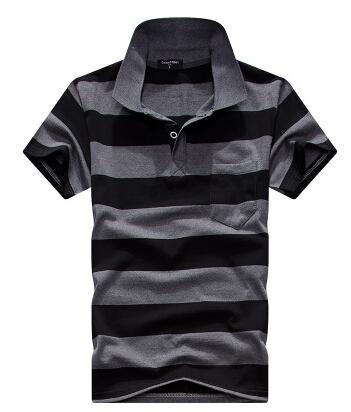 Stripe Men Polo Shirt - Muhaab