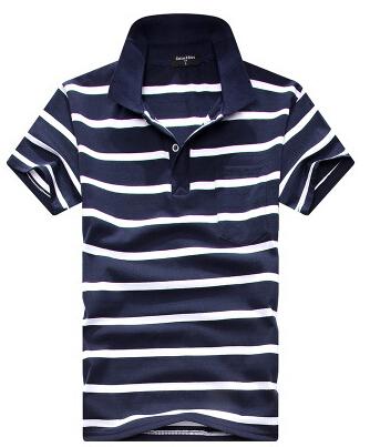 Stripe Men Polo Shirt - Muhaab