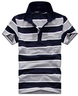 Stripe Men Polo Shirt - Muhaab