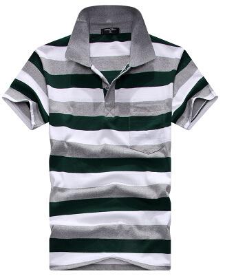 Stripe Men Polo Shirt - Muhaab