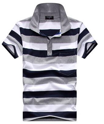 Stripe Men Polo Shirt - Muhaab