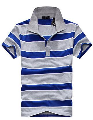 Stripe Men Polo Shirt - Muhaab