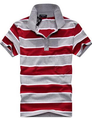 Stripe Men Polo Shirt - Muhaab