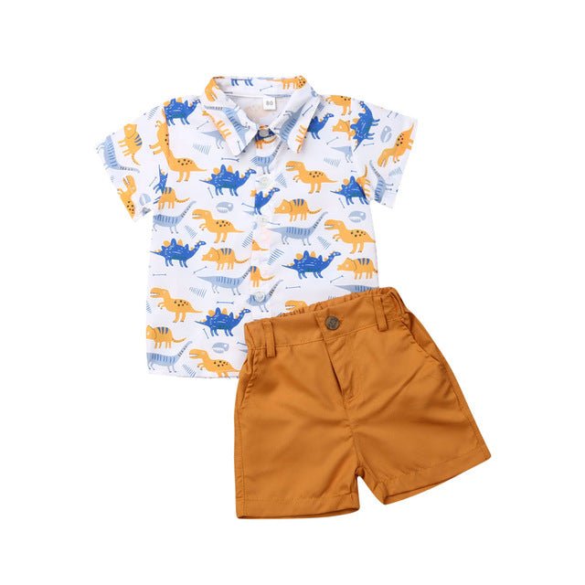 Summer boy T-shirt Shorts Kids Sets - Muhaab