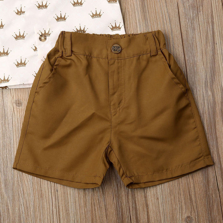 Summer boy T-shirt Shorts Kids Sets - Muhaab