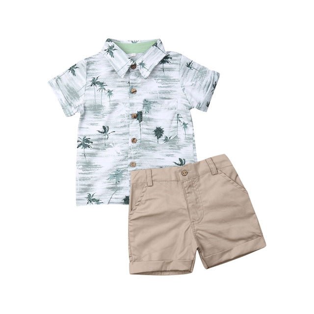 Summer boy T-shirt Shorts Kids Sets - Muhaab