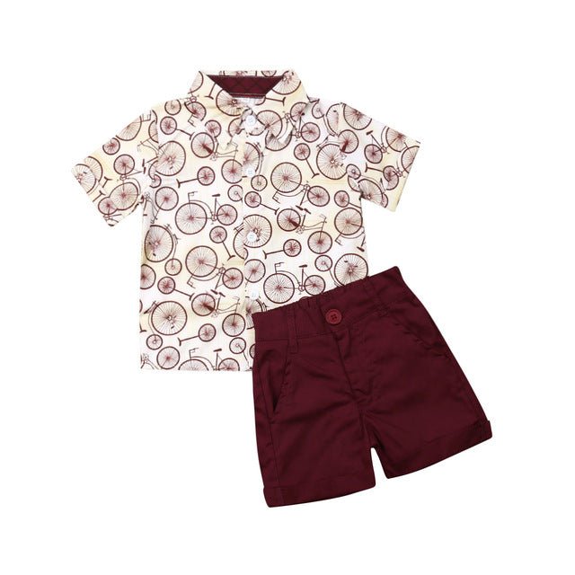 Summer boy T-shirt Shorts Kids Sets - Muhaab