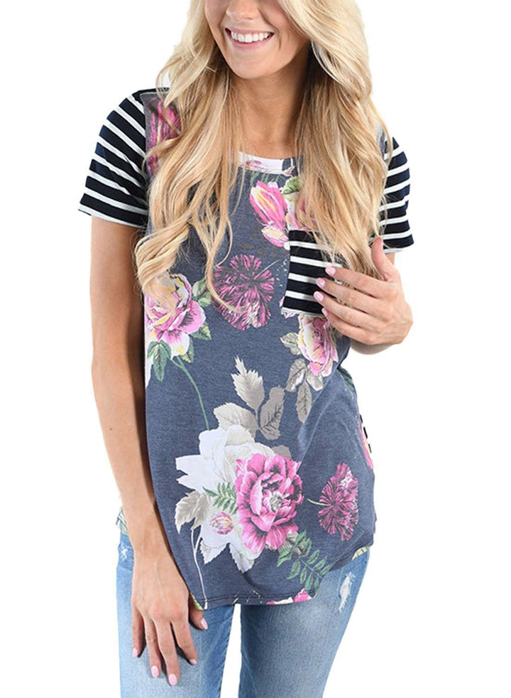 Summer Breastfeeding Tops Maternity Clothes - Muhaab