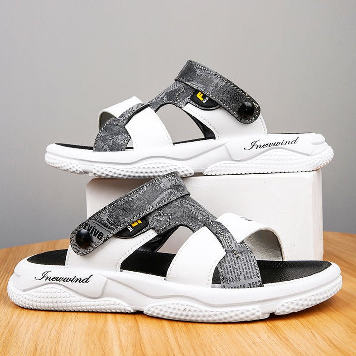 Summer Casual Outerwear Sandals And Slippers Beach Shoes Men - Muhaab