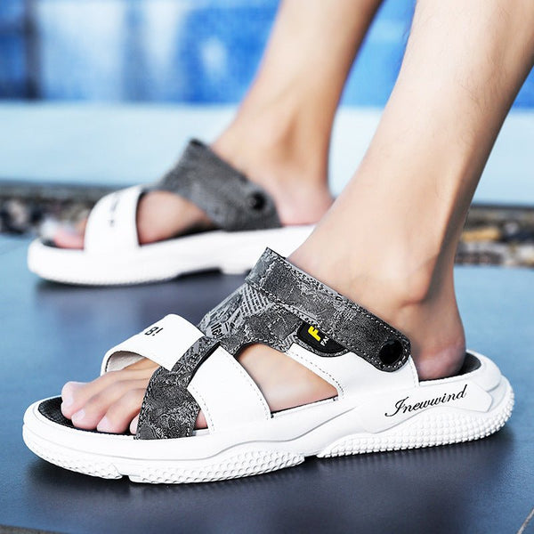 Summer Casual Outerwear Sandals And Slippers Beach Shoes Men - Muhaab