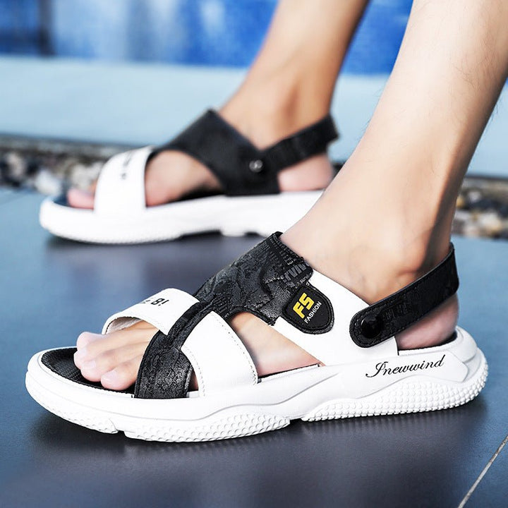 Summer Casual Outerwear Sandals And Slippers Beach Shoes Men - Muhaab