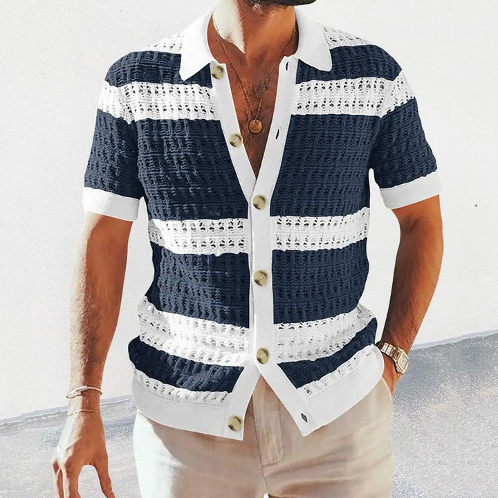 Summer Collar Shirts Men Casual Formal - Muhaab