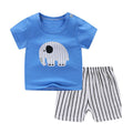 Summer Infant Newborn Baby Boy Clothes Children Clothing Set for Girls Kids T-Shirt Shorts 2PCS Outfits Cotton Casual Clothes - Muhaab