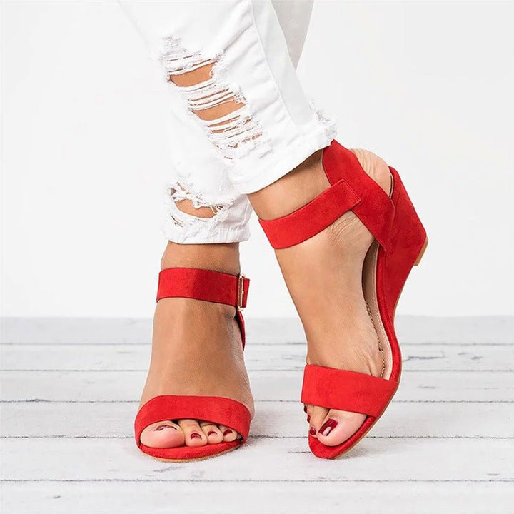 Summer new style wedge sandals women - Muhaab