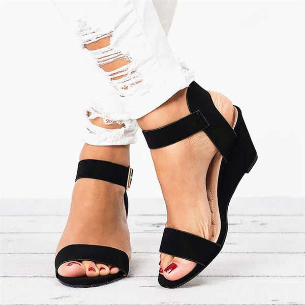 Summer new style wedge sandals women - Muhaab