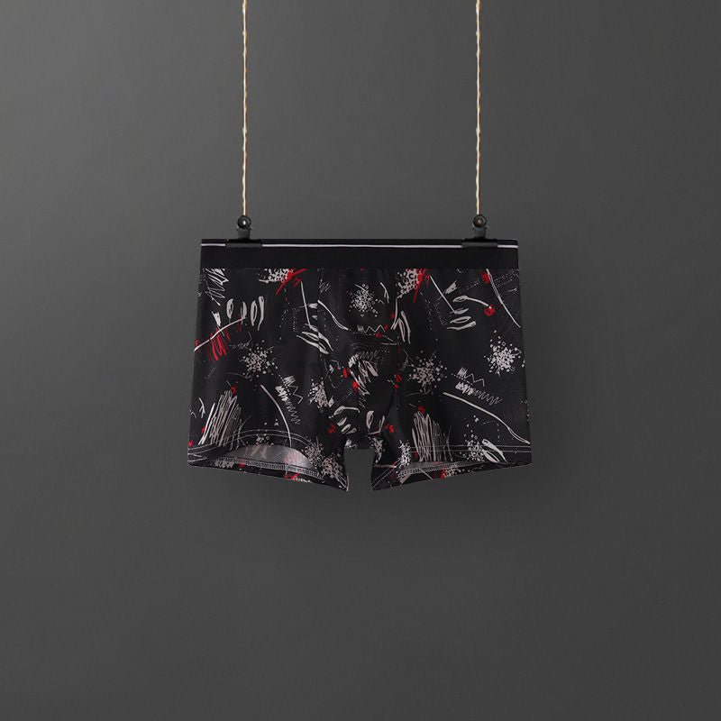 Summer Seamless Antibacterial Ice Silk Underwear For Young Men - Muhaab