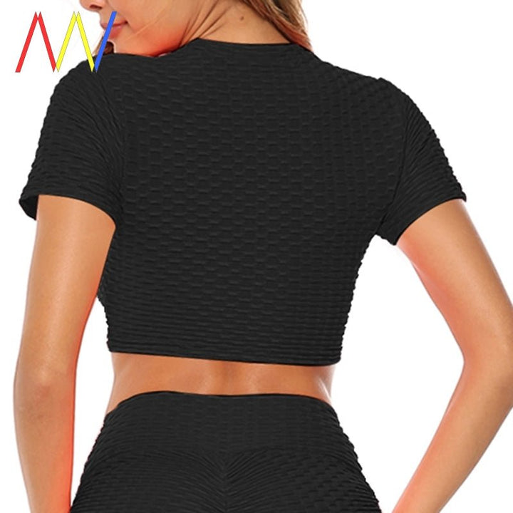 Tank Top Women Crop Gym Yoga Sport Bra Sports Shirts Workout - Muhaab