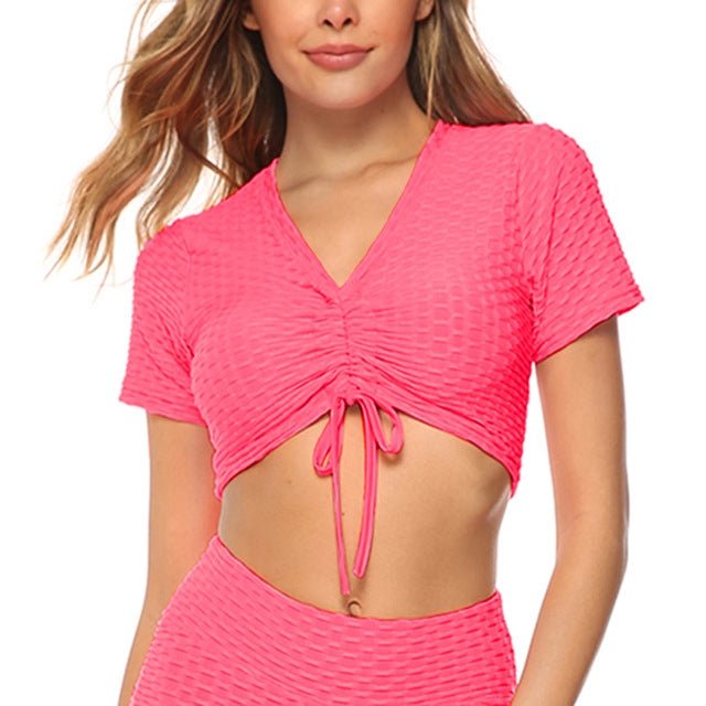 Tank Top Women Crop Gym Yoga Sport Bra Sports Shirts Workout - Muhaab