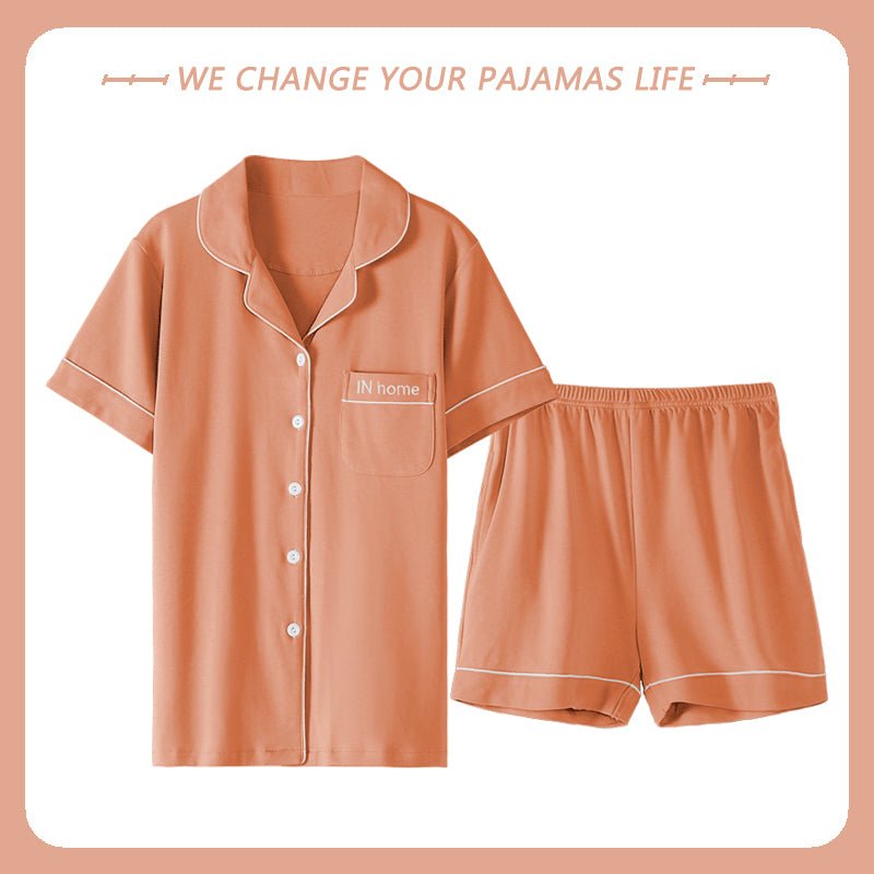 Thin Solid Color Home Service Suit - Muhaab