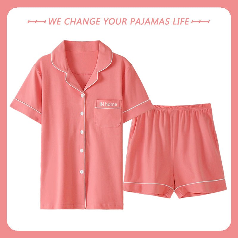 Thin Solid Color Home Service Suit - Muhaab