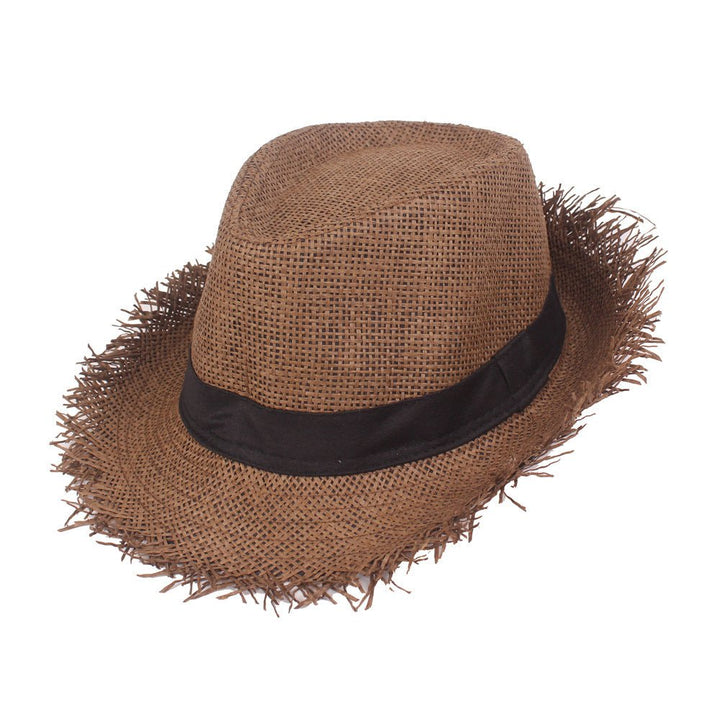 Top Men's Old Top Hats Straw Hats Summer Sun - Muhaab