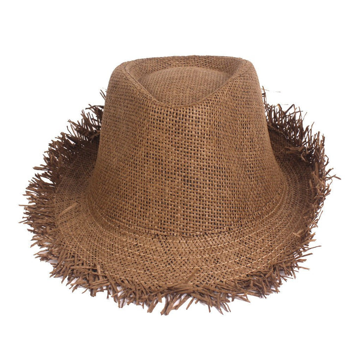 Top Men's Old Top Hats Straw Hats Summer Sun - Muhaab