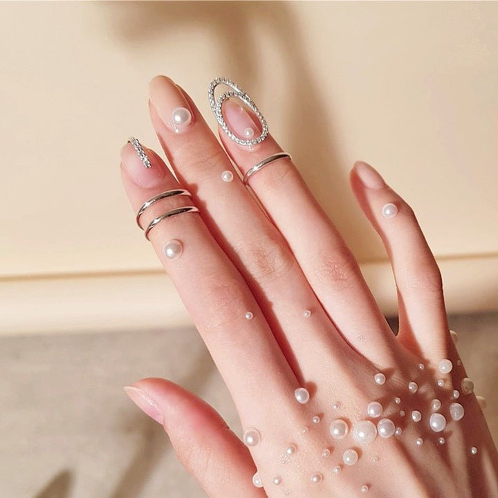 Trendy Personality Cold Nail Ring Line Feeling - Muhaab