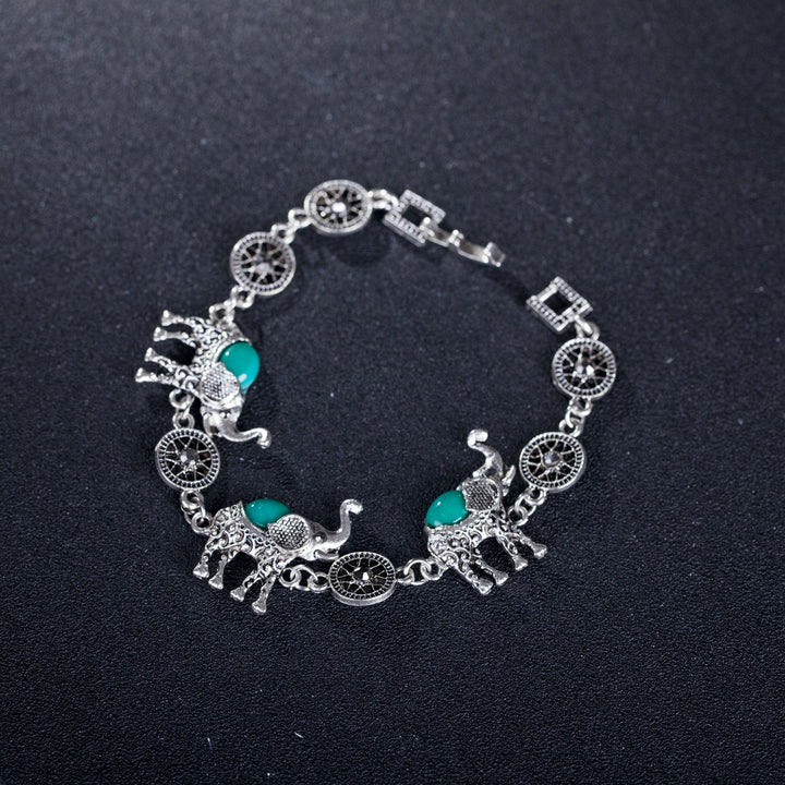 Turquoise Elephant Jewelry Set - Muhaab