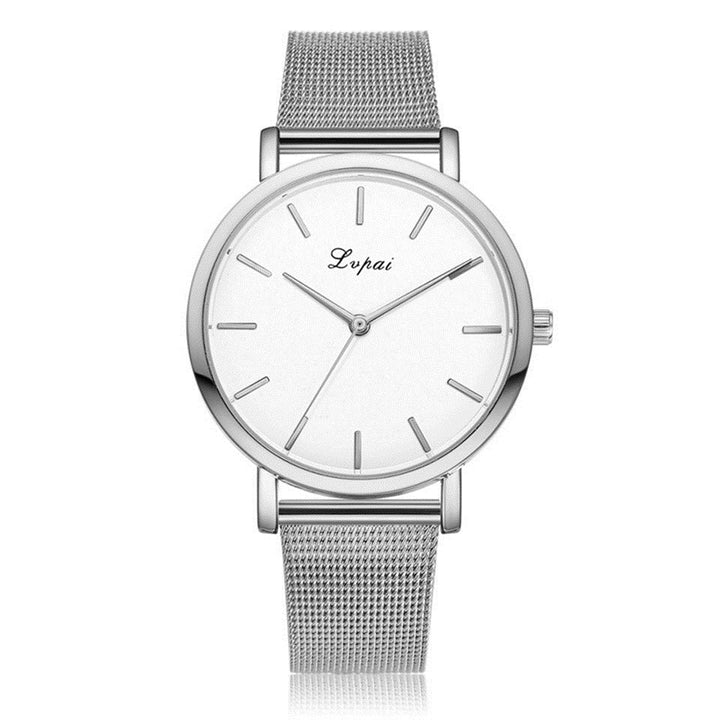 Vansvar fashion brand silver and gold mesh band creative marble wristwatch casual women quartz watches gift relogio feminino - Muhaab