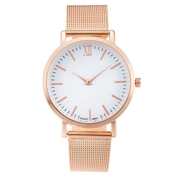 Vansvar fashion brand silver and gold mesh band creative marble wristwatch casual women quartz watches gift relogio feminino - Muhaab