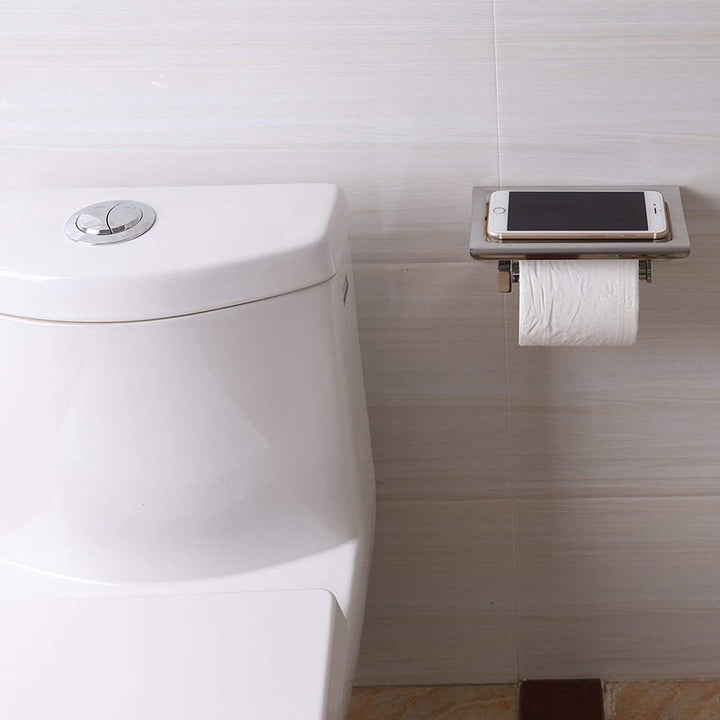 Wall Mounted Toilet Roll Storage Bathroom StorageSelf - Muhaab